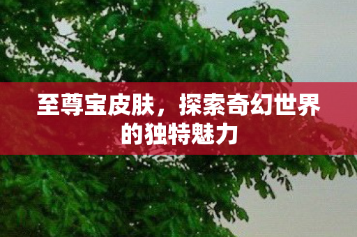 探索奇幻世界的独特魅力图片