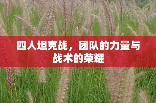 四人坦克战，团队的力量与战术的荣耀