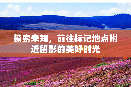 前往标记地点附近留影的美好时光图片