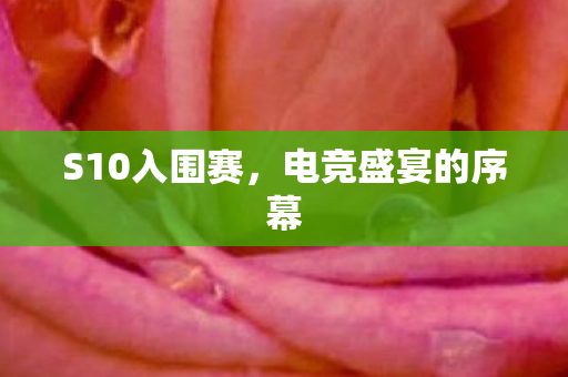 电竞盛宴的序幕图片