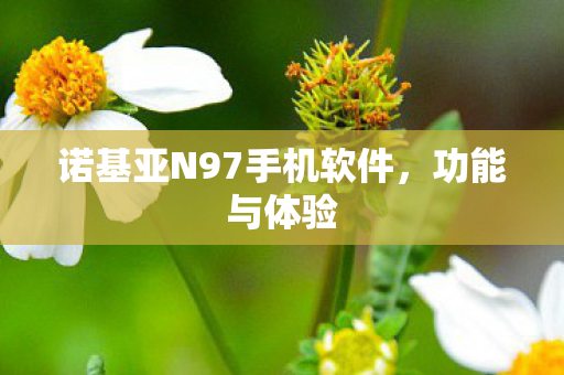 诺基亚N97手机软件图片