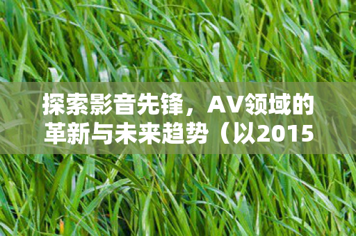 AV领域的革新与未来趋势图片