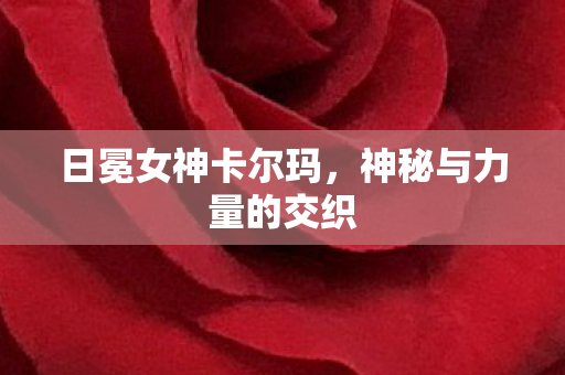 神秘与力量的交织图片