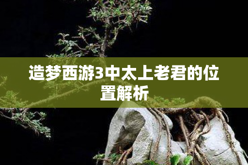 造梦西游3中太上老君的位置解析图片