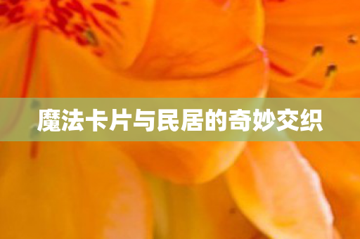 魔法卡片与民居的奇妙交织图片