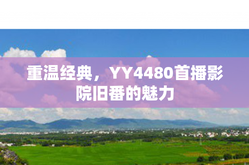 YY4480首播影院旧番的魅力图片