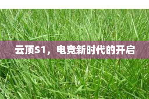 电竞新时代的开启图片