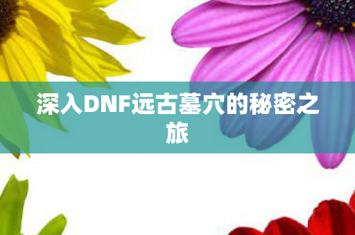 深入DNF远古墓穴的秘密之旅图片