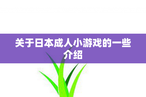 关于日本成人小游戏的一些介绍图片