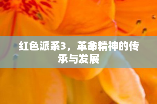 革命精神的传承与发展图片