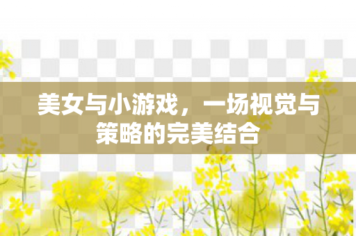 一场视觉与策略的完美结合图片