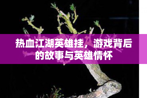 游戏背后的故事与英雄情怀图片