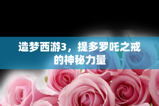 提多罗吒之戒的神秘力量图片
