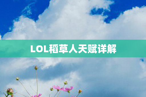 LOL稻草人天赋详解图片