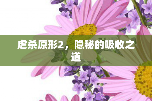 隐秘的吸收之道图片