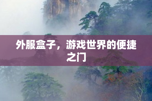 游戏世界的便捷之门图片