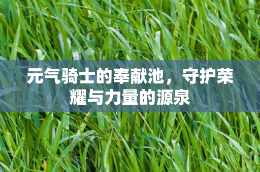 守护荣耀与力量的源泉图片