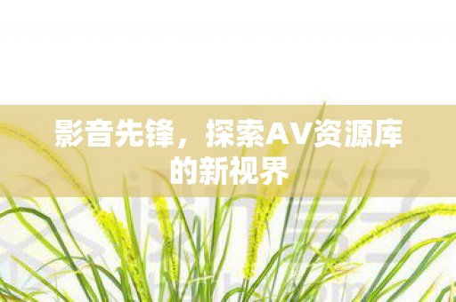 探索AV资源库的新视界图片