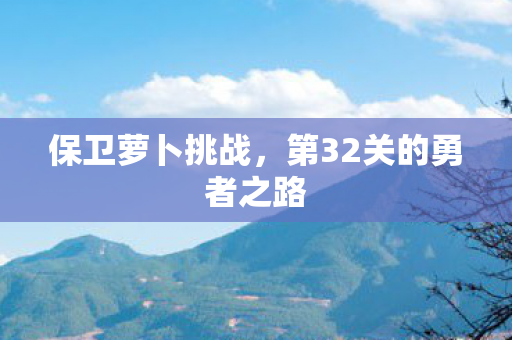 第32关的勇者之路图片