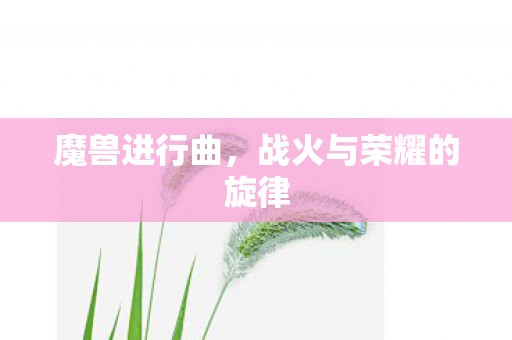 战火与荣耀的旋律图片