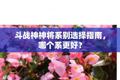 斗战神神将系别选择指南图片
