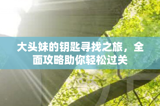 大头妹的钥匙寻找之旅图片