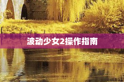 波动少女2操作指南图片