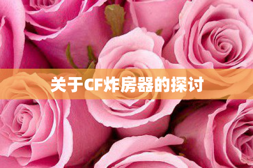 关于CF炸房器的探讨图片