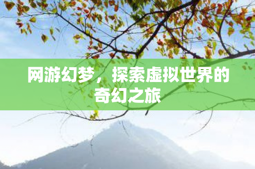 探索虚拟世界的奇幻之旅图片