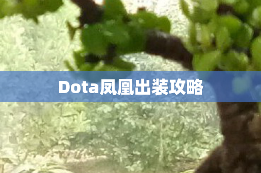 Dota凤凰出装攻略图片