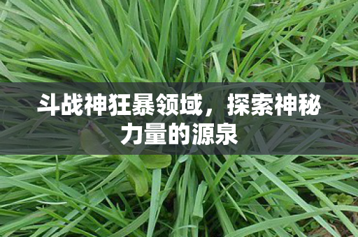 探索神秘力量的源泉图片