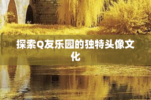 探索Q友乐园的独特头像文化图片