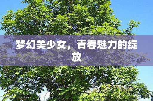 青春魅力的绽放图片