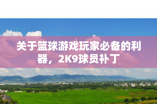 关于篮球游戏玩家必备的利器图片