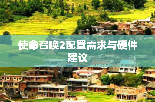 使命召唤2配置需求与硬件建议图片