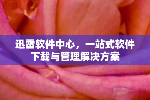 一站式软件下载与管理解决方案图片