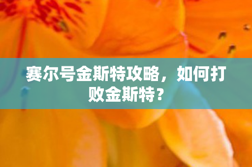 赛尔号金斯特攻略图片