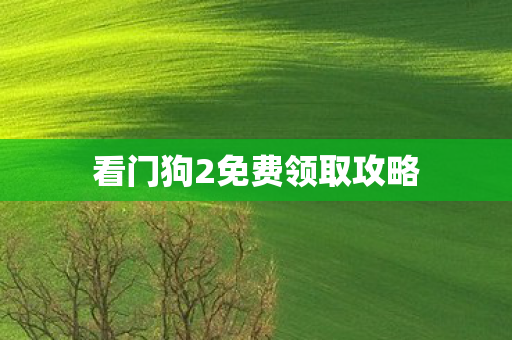 看门狗2免费领取攻略图片
