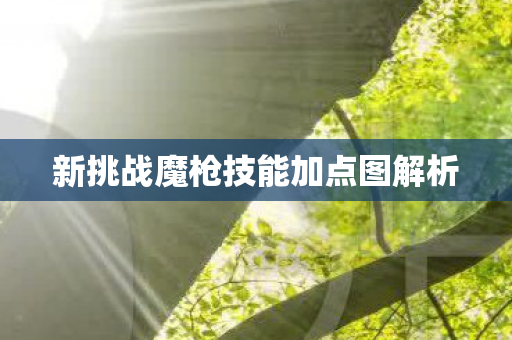 新挑战魔枪技能加点图解析图片