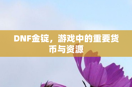 游戏中的重要货币与资源图片