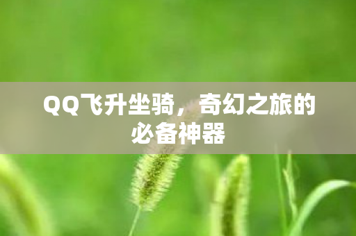 奇幻之旅的必备神器图片