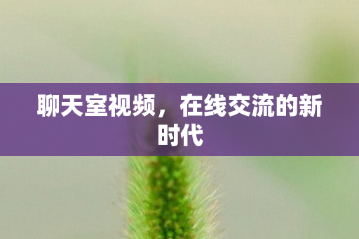 在线交流的新时代图片