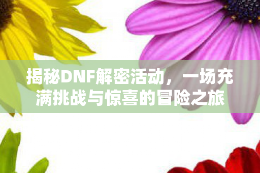 一场充满挑战与惊喜的冒险之旅图片