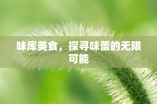 探寻味蕾的无限可能图片