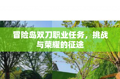 冒险岛双刀职业任务图片