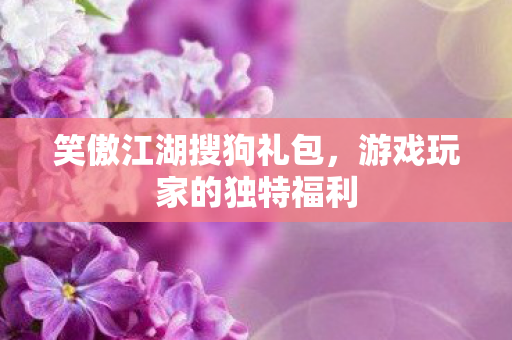 游戏玩家的独特福利图片