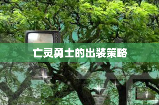 亡灵勇士的出装策略图片
