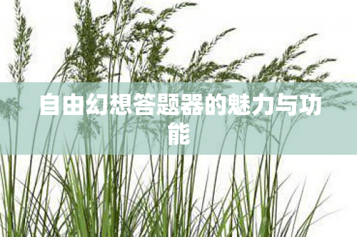 自由幻想答题器的魅力与功能图片