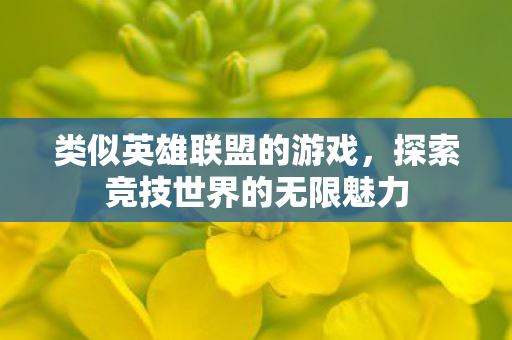 探索竞技世界的无限魅力图片