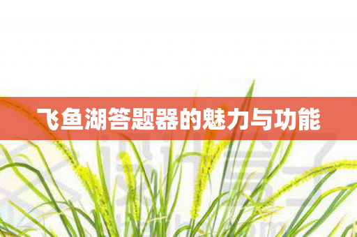 飞鱼湖答题器的魅力与功能图片